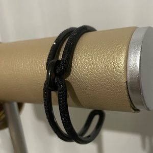 Michel Kors black pave bangle bracelet michael kors MKJ6948001 NWOT